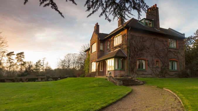 View of the south front of Shaw's Corner, Hertfordshire
